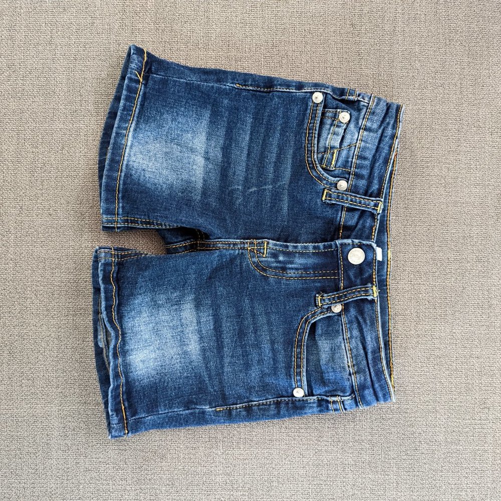 BUNDLE ME DISCOUNT | 7 For All Mankind Stretch Dark Wash Denim Shorts | Size 6